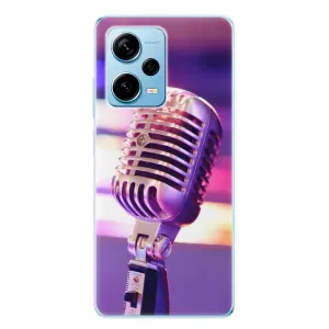 Odolné silikonové pouzdro iSaprio - Vintage Microphone - Xiaomi Redmi Note 12 Pro+ 5G