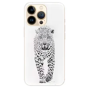 Odolné silikonové pouzdro iSaprio - White Jaguar - iPhone 13 Pro