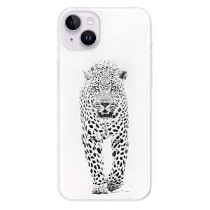 Odolné silikonové pouzdro iSaprio - White Jaguar - iPhone 14 Plus