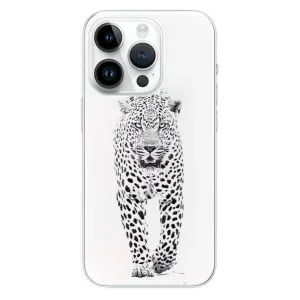 Odolné silikonové pouzdro iSaprio - White Jaguar - iPhone 15 Pro