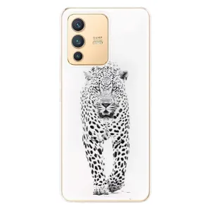 Odolné silikonové pouzdro iSaprio - White Jaguar - Vivo V23 5G