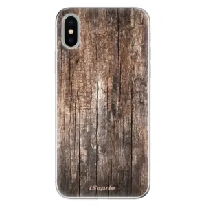 Odolné silikonové pouzdro iSaprio - Wood 11 - iPhone X