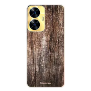 Odolné silikonové pouzdro iSaprio - Wood 11 - Realme C55