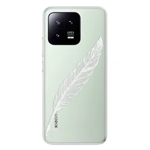 Odolné silikonové pouzdro iSaprio - Writing By Feather - white - Xiaomi 13