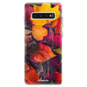Plastové pouzdro iSaprio - Autumn Leaves 03 - Samsung Galaxy S10+