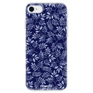 Plastové pouzdro iSaprio - Blue Leaves 05 - iPhone SE 2020