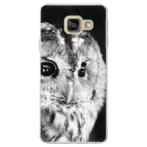 Plastové pouzdro iSaprio - BW Owl - Samsung Galaxy A3 2016