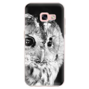 Plastové pouzdro iSaprio - BW Owl - Samsung Galaxy A3 2017
