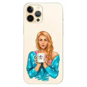 Plastové pouzdro iSaprio - Coffe Now - Redhead - iPhone 12 Pro