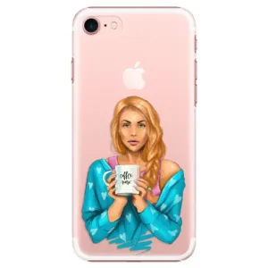 Plastové pouzdro iSaprio - Coffe Now - Redhead - iPhone 7
