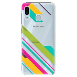 Plastové pouzdro iSaprio - Color Stripes 03 - Samsung Galaxy A20