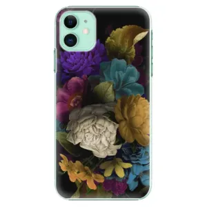 Plastové pouzdro iSaprio - Dark Flowers - iPhone 11