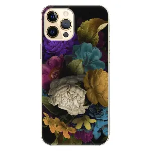 Plastové pouzdro iSaprio - Dark Flowers - iPhone 12 Pro