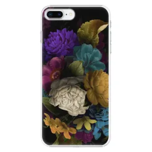 Plastové pouzdro iSaprio - Dark Flowers - iPhone 8 Plus