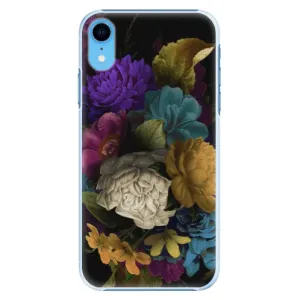 Plastové pouzdro iSaprio - Dark Flowers - iPhone XR