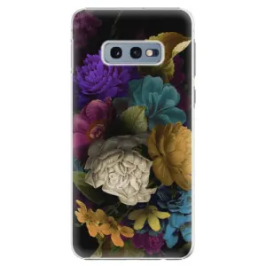 Plastové pouzdro iSaprio - Dark Flowers - Samsung Galaxy S10e