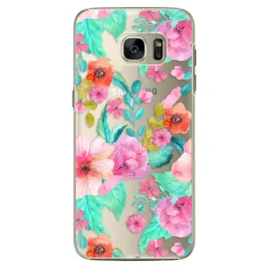 Plastové pouzdro iSaprio - Flower Pattern 01 - Samsung Galaxy S7