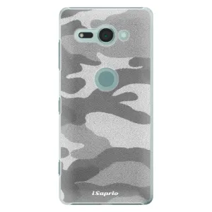 Plastové pouzdro iSaprio - Gray Camuflage 02 - Sony Xperia XZ2 Compact