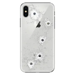Plastové pouzdro iSaprio - Gunshots - iPhone X