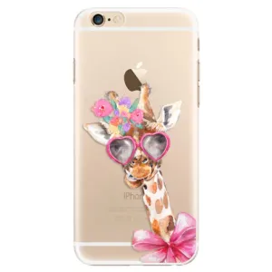 Plastové pouzdro iSaprio - Lady Giraffe - iPhone 6/6S