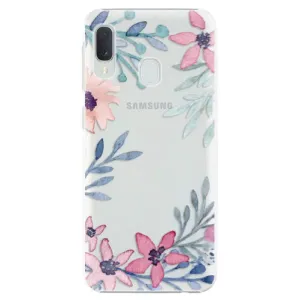 Plastové pouzdro iSaprio - Leaves and Flowers - Samsung Galaxy A20e