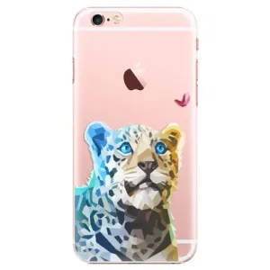 Plastové pouzdro iSaprio - Leopard With Butterfly - iPhone 6 Plus/6S Plus