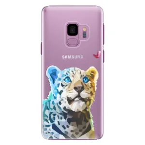 Plastové pouzdro iSaprio - Leopard With Butterfly - Samsung Galaxy S9