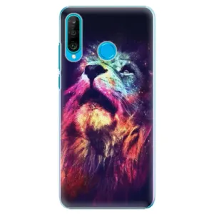 Plastové pouzdro iSaprio - Lion in Colors - Huawei P30 Lite