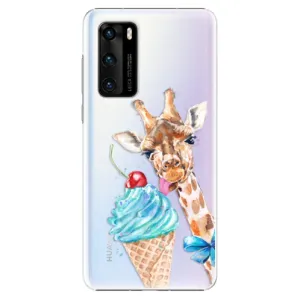 Plastové pouzdro iSaprio - Love Ice-Cream - Huawei P40