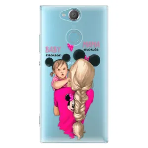 Plastové pouzdro iSaprio - Mama Mouse Blond and Girl - Sony Xperia XA2