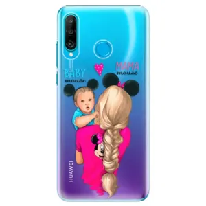 Plastové pouzdro iSaprio - Mama Mouse Blonde and Boy - Huawei P30 Lite