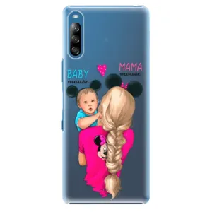 Plastové pouzdro iSaprio - Mama Mouse Blonde and Boy - Sony Xperia L4