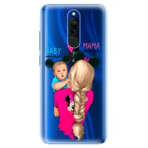 Plastové pouzdro iSaprio - Mama Mouse Blonde and Boy - Xiaomi Redmi 8