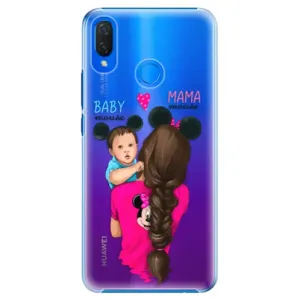 Plastové pouzdro iSaprio - Mama Mouse Brunette and Boy - Huawei Nova 3i