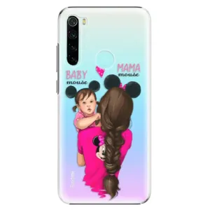 Plastové pouzdro iSaprio - Mama Mouse Brunette and Girl - Xiaomi Redmi Note 8