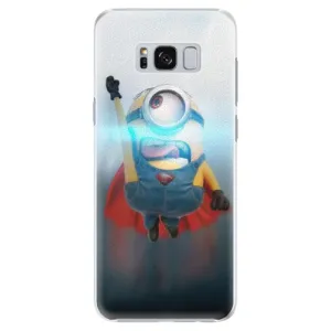 Plastové pouzdro iSaprio - Mimons Superman 02 - Samsung Galaxy S8 Plus