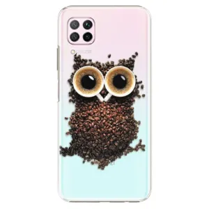 Plastové pouzdro iSaprio - Owl And Coffee - Huawei P40 Lite