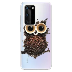 Plastové pouzdro iSaprio - Owl And Coffee - Huawei P40 Pro
