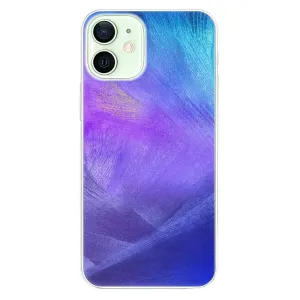 Plastové pouzdro iSaprio - Purple Feathers - iPhone 12