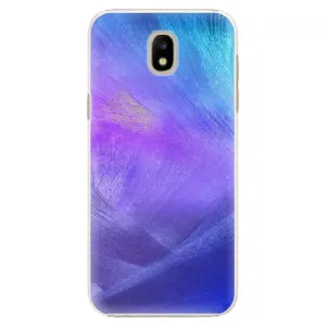 Plastové pouzdro iSaprio - Purple Feathers - Samsung Galaxy J5 2017