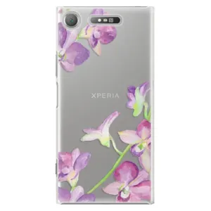 Plastové pouzdro iSaprio - Purple Orchid - Sony Xperia XZ1