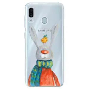 Plastové pouzdro iSaprio - Rabbit And Bird - Samsung Galaxy A20