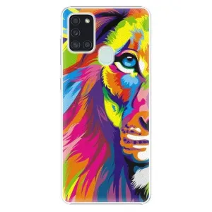 Plastové pouzdro iSaprio - Rainbow Lion - Samsung Galaxy A21s