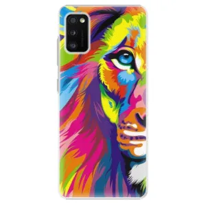 Plastové pouzdro iSaprio - Rainbow Lion - Samsung Galaxy A41