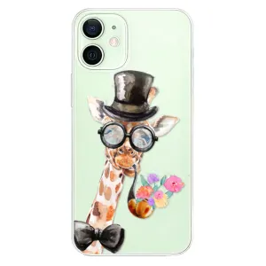 Plastové pouzdro iSaprio - Sir Giraffe - iPhone 12