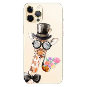 Plastové pouzdro iSaprio - Sir Giraffe - iPhone 12 Pro