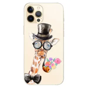 Plastové pouzdro iSaprio - Sir Giraffe - iPhone 12 Pro Max