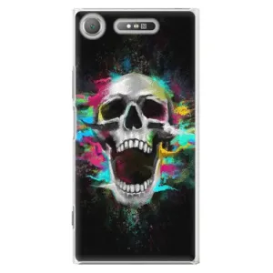 Plastové pouzdro iSaprio - Skull in Colors - Sony Xperia XZ1