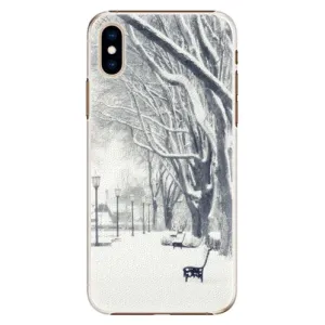 Plastové pouzdro iSaprio - Snow Park - iPhone XS