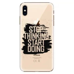 Plastové pouzdro iSaprio - Start Doing - black - iPhone XS Max